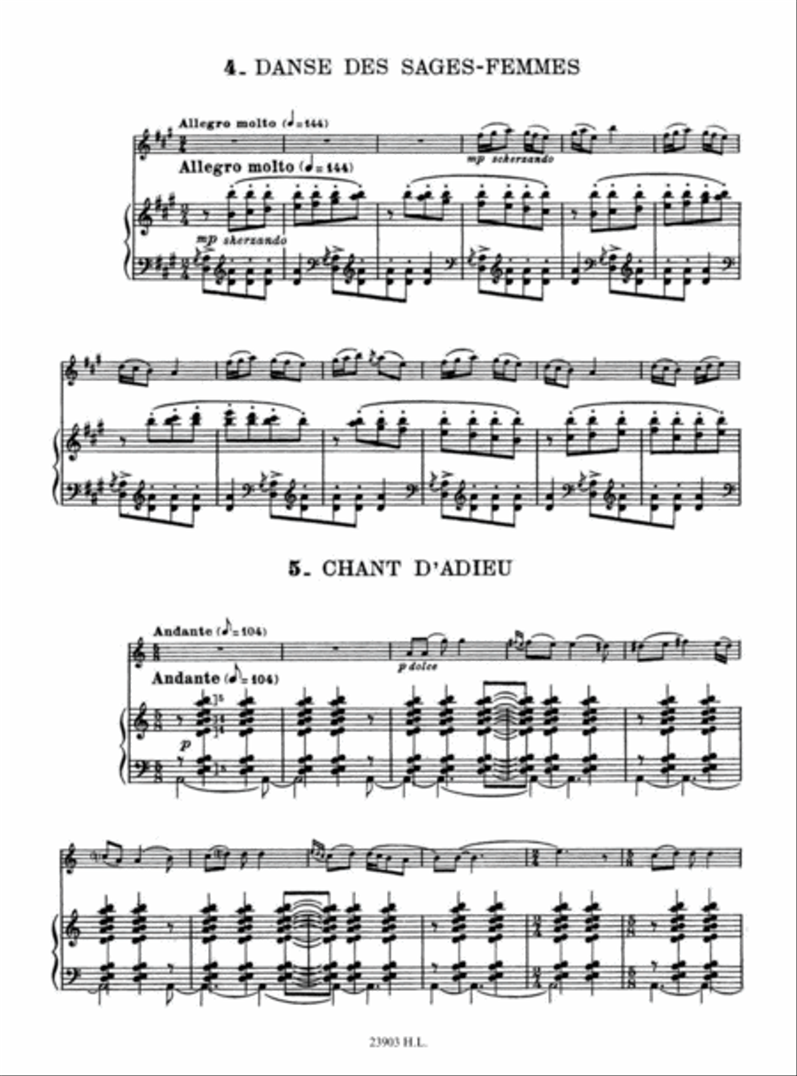 Danses Roumaines De Transylvanie (12) Flute Solo scores gallery preview page 4