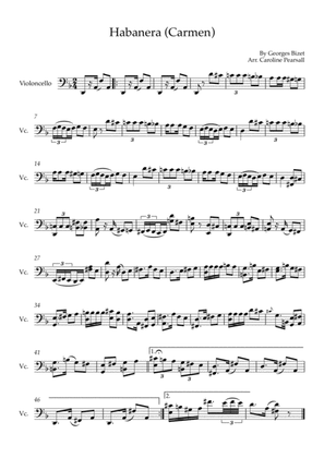 Bizet - Habanera (Carmen) - Cello Solo