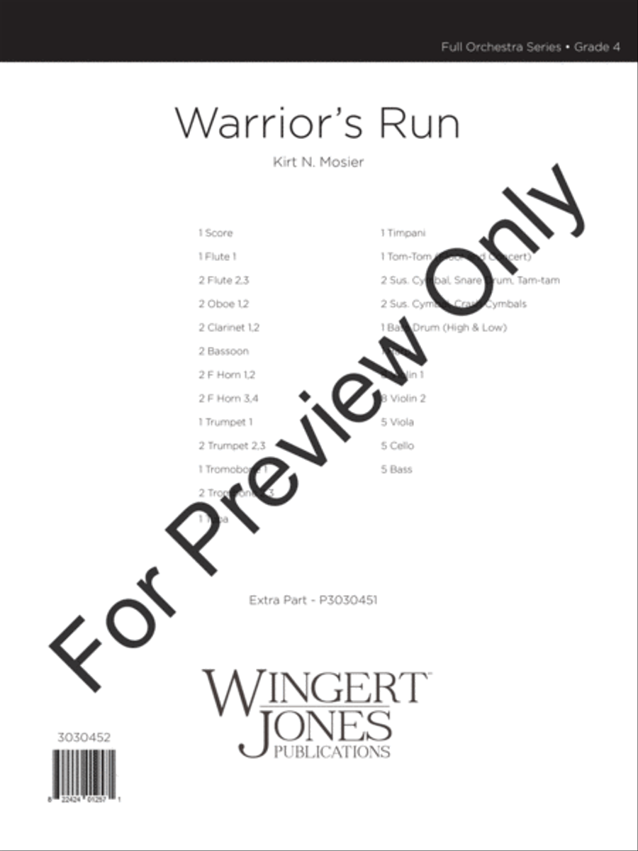 Warrior's Run String Orchestra scores gallery preview page 2