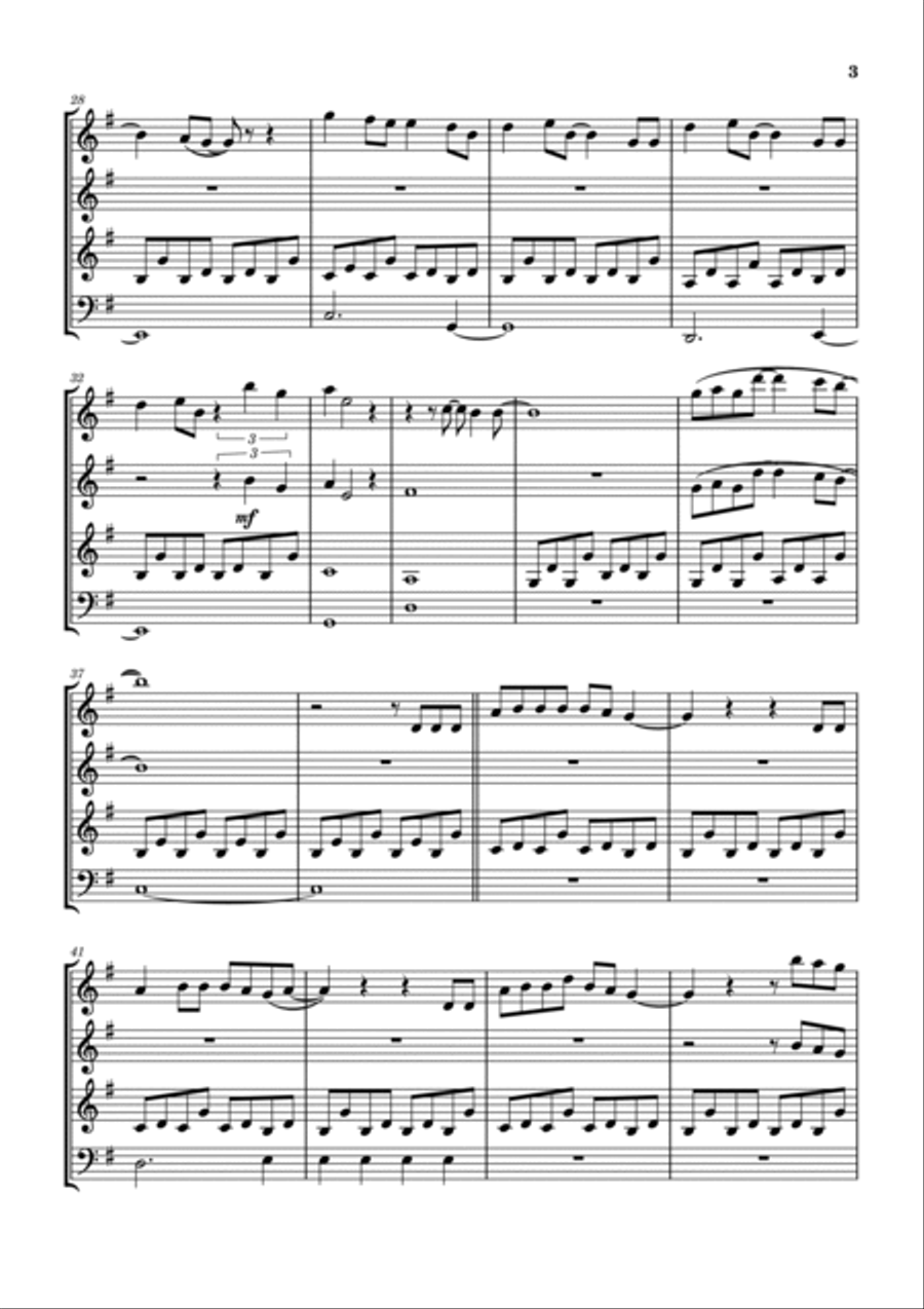 Jesus Did Woodwind Quartet scores gallery preview page 4