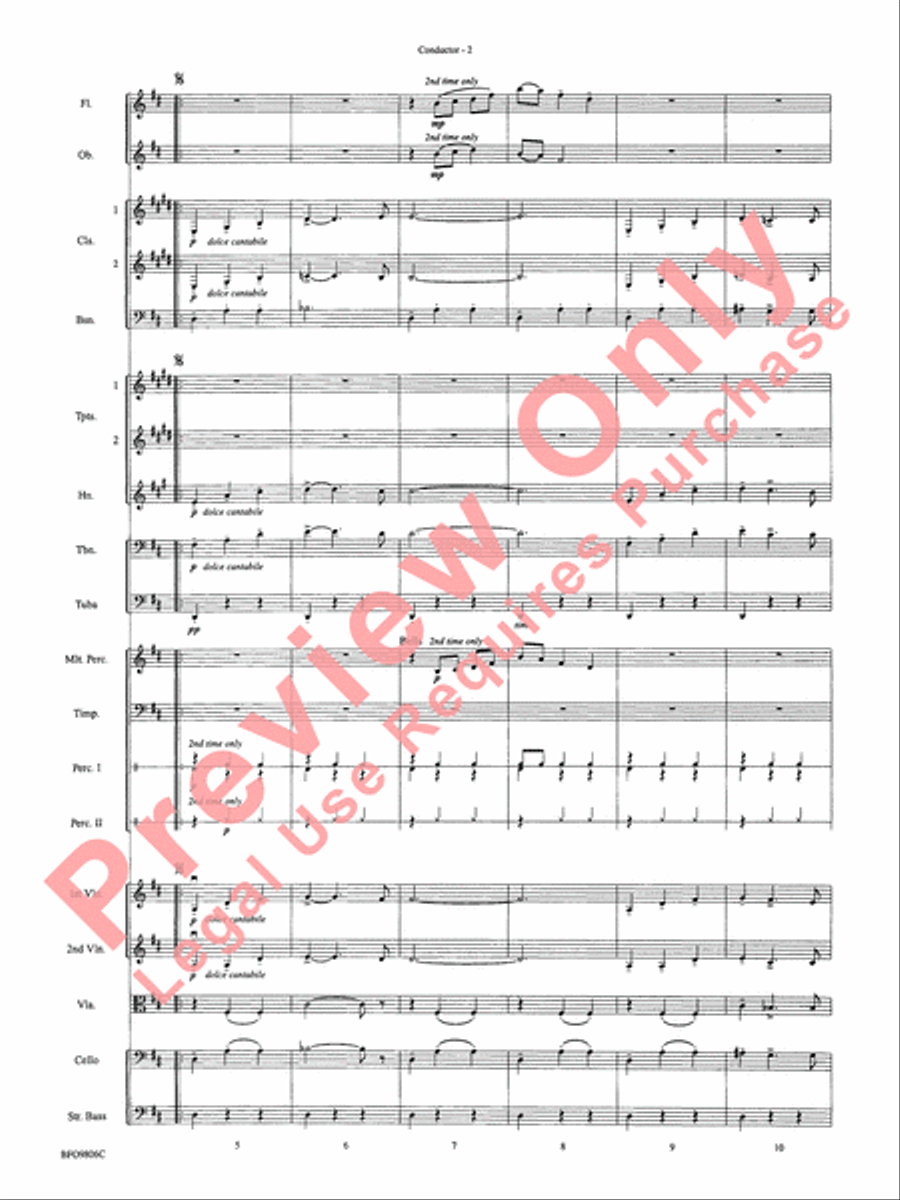 Waltz of the Flowers (from The Nutcracker Suite) Full Orchestra scores gallery preview page 5