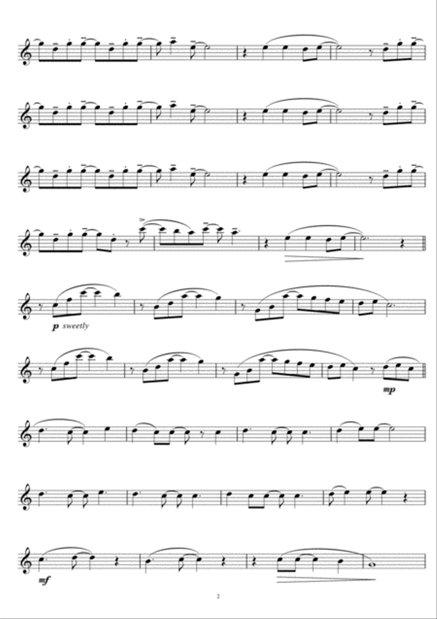 Time After Time Time After Time Flute Solo scores gallery preview page 2