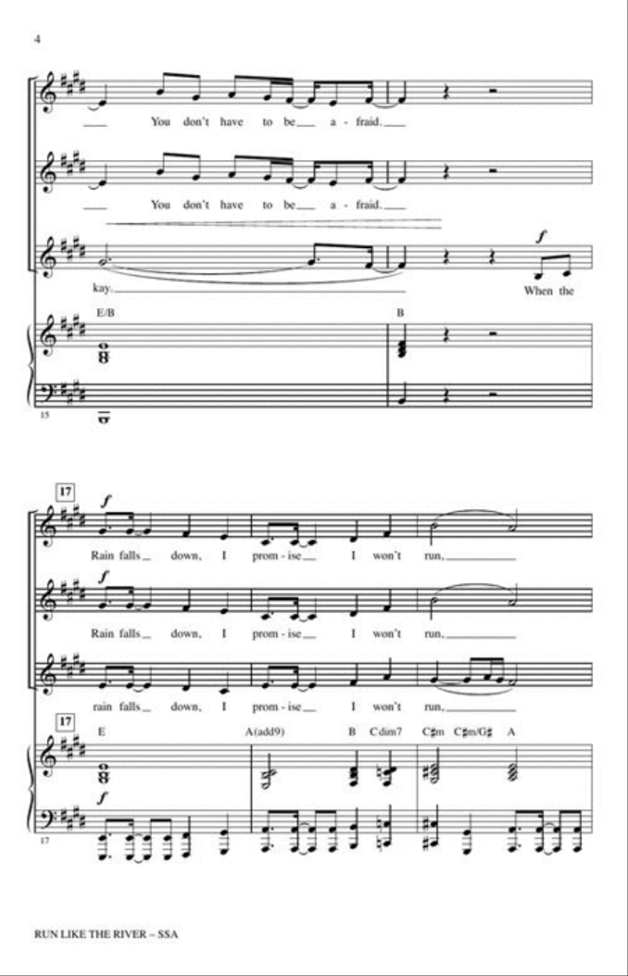 <br>Sheet music extract
