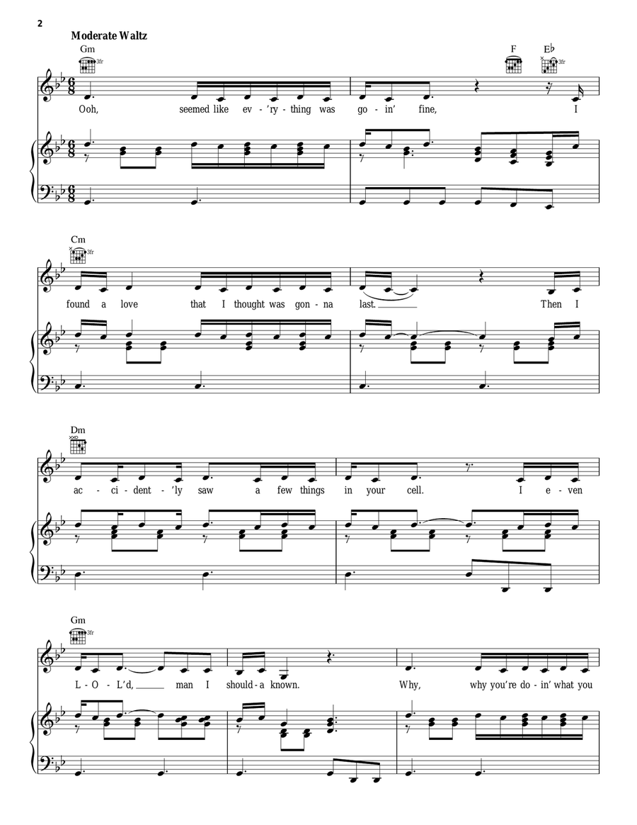 FU FU Acoustic Guitar scores gallery preview page 2