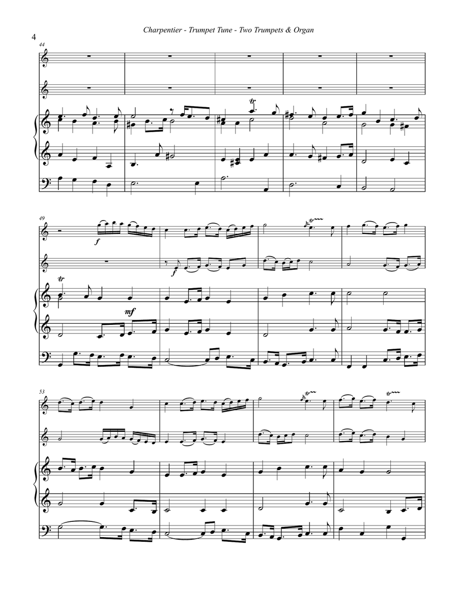 Trumpet Tune from 