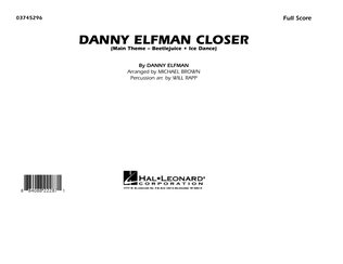 Book cover for Danny Elfman Closer - Full Score