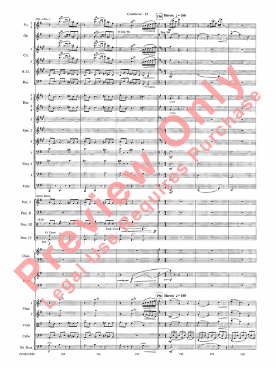 Harry Potter Symphonic Suite Full Orchestra scores gallery preview page 38