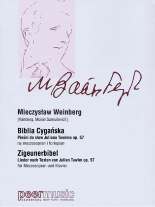 Zigeunerbibel (biblia Cyganska) - Mezzo-soprano/piano