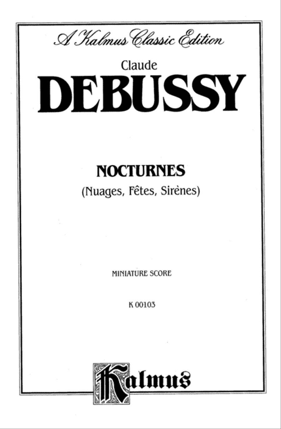Nocturnes, Complete Full Orchestra scores gallery preview page 2
