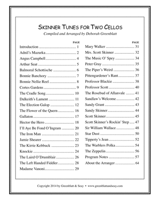Skinner Tunes for Two Cellos