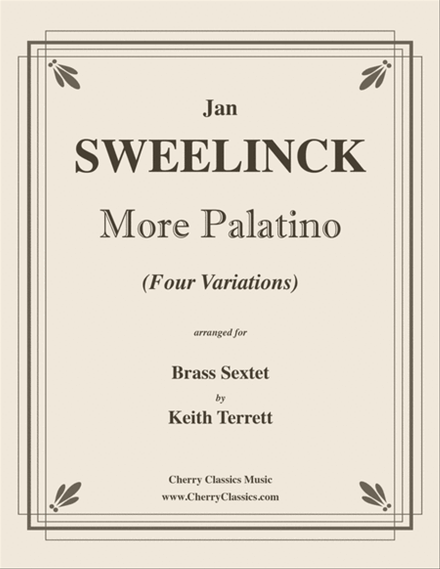 More Palatino, Four Variations for Brass Sextet Chamber Music scores gallery preview page 1