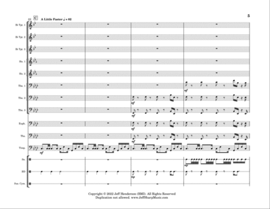 Chronicle for Brass Chamber Music scores gallery preview page 6