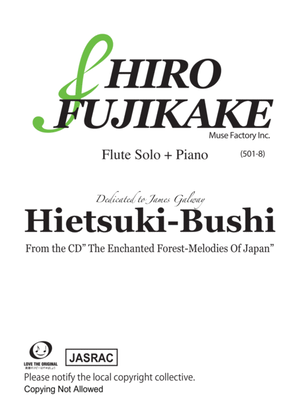 Book cover for Hietsuki-Bushi (Flute + Piano)