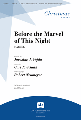 Book cover for Before the Marvel of This Night