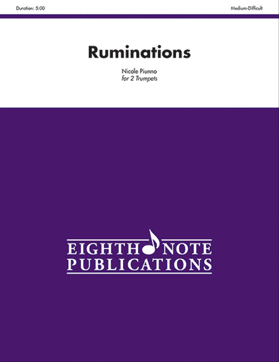 Ruminations Trumpet Duet scores gallery preview page 1