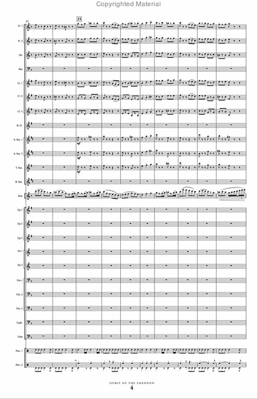 Spirit of the Shannon Spirit of the Shannon Concert Band scores gallery preview page 5