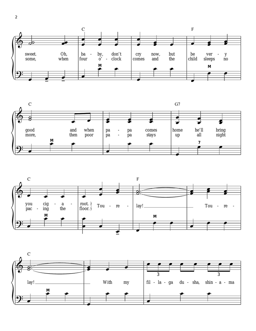 Tourelay, Tourelay Accordion scores gallery preview page 2