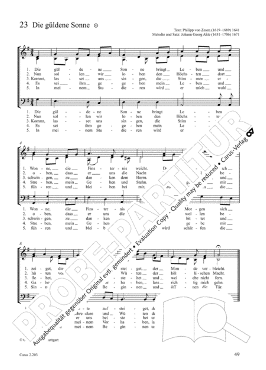 Loreley. Folk songs for choir (Loreley. Volkslieder fur Chor) Choir scores gallery preview page 56