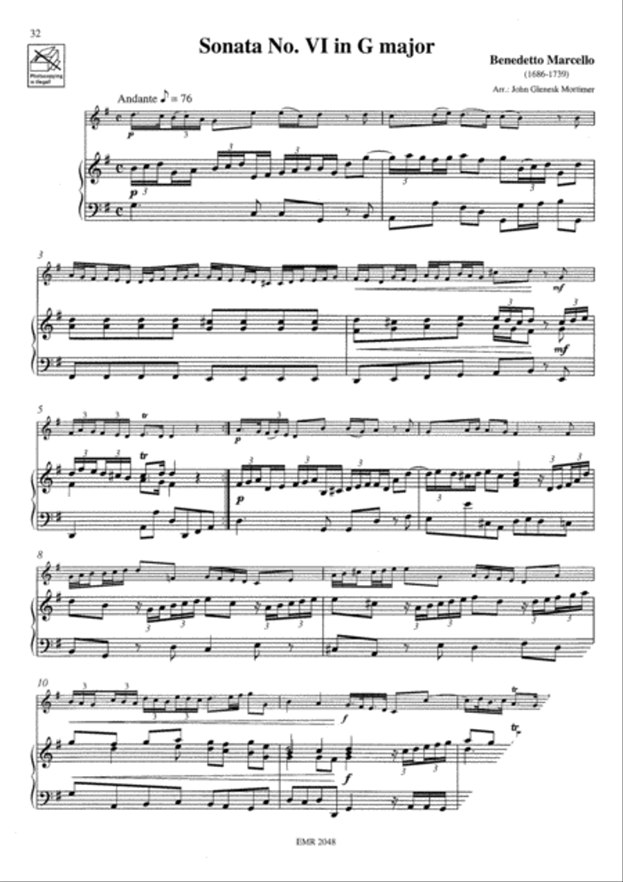 6 Sonatas Alto Saxophone scores gallery preview page 8