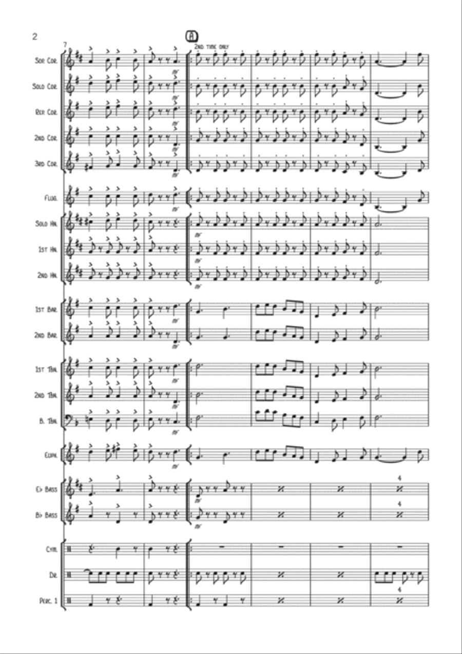 MacNamara's Band (Brass Band) MacNamara's Band (Brass Band) Brass Band scores gallery preview page 3