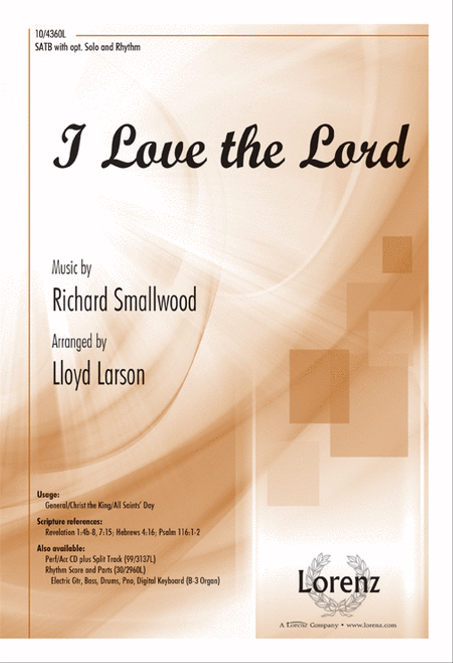 I Love the Lord 4-Part scores gallery preview page 1