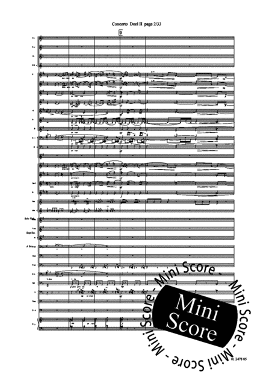 Concerto for Trumpet part 2 and 3 Concert Band scores gallery preview page 6