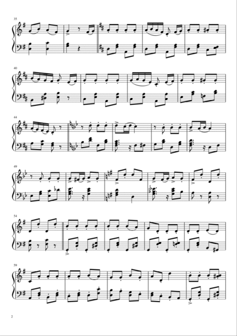 Amboss-Polka Piano Solo scores gallery preview page 2