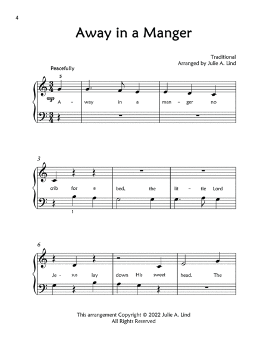 Easy Piano Christmas Songs for Kids Easy Piano scores gallery preview page 5