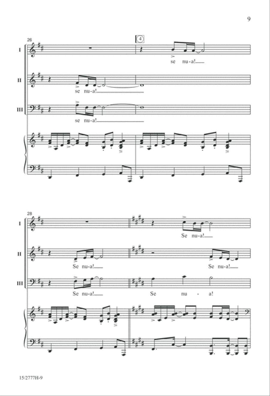 Pete, Pete! 3-Part scores gallery preview page 10