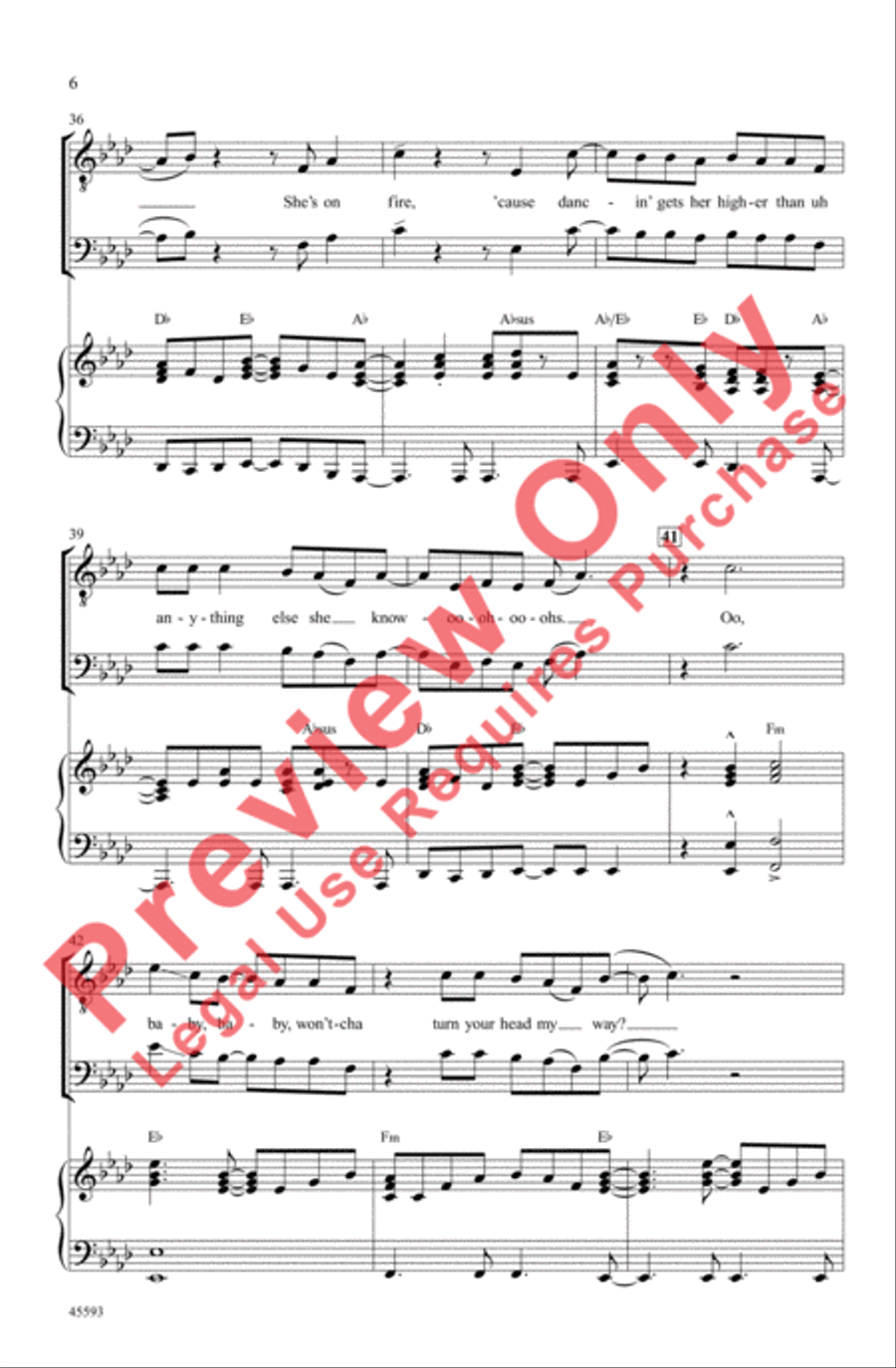 Dance the Night Away Dance the Night Away Men's Choir scores gallery preview page 6