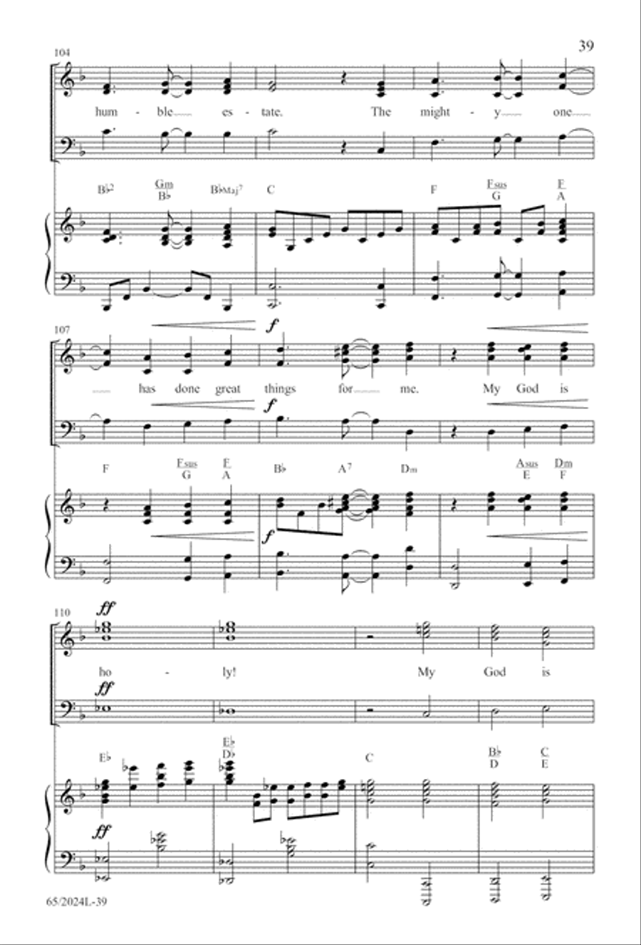 Child of Hope 3-Part scores gallery preview page 40