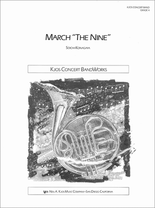 Book cover for March the Nine - Score