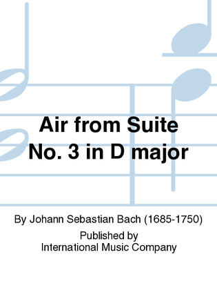 Air From Suite No. 3 In D Major