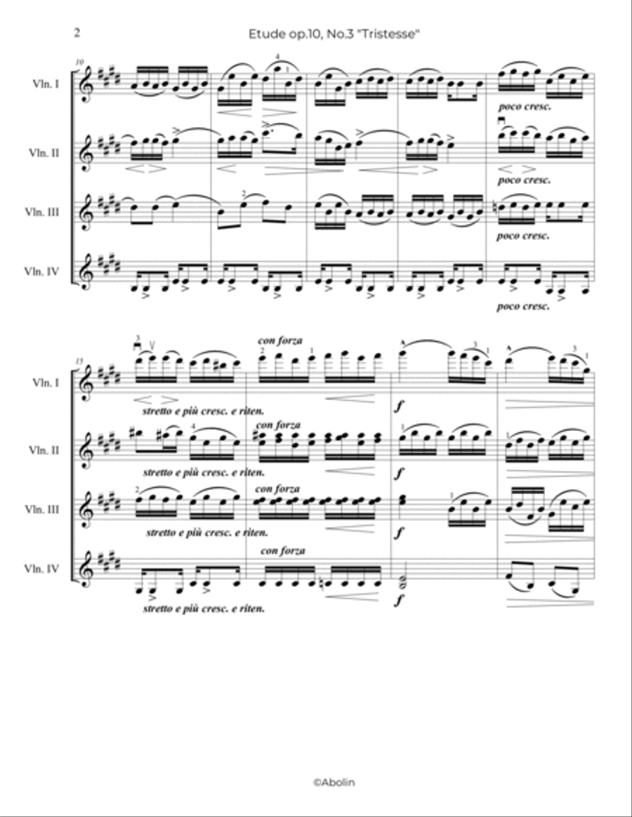 Chopin: Etude Op.10, No.3 