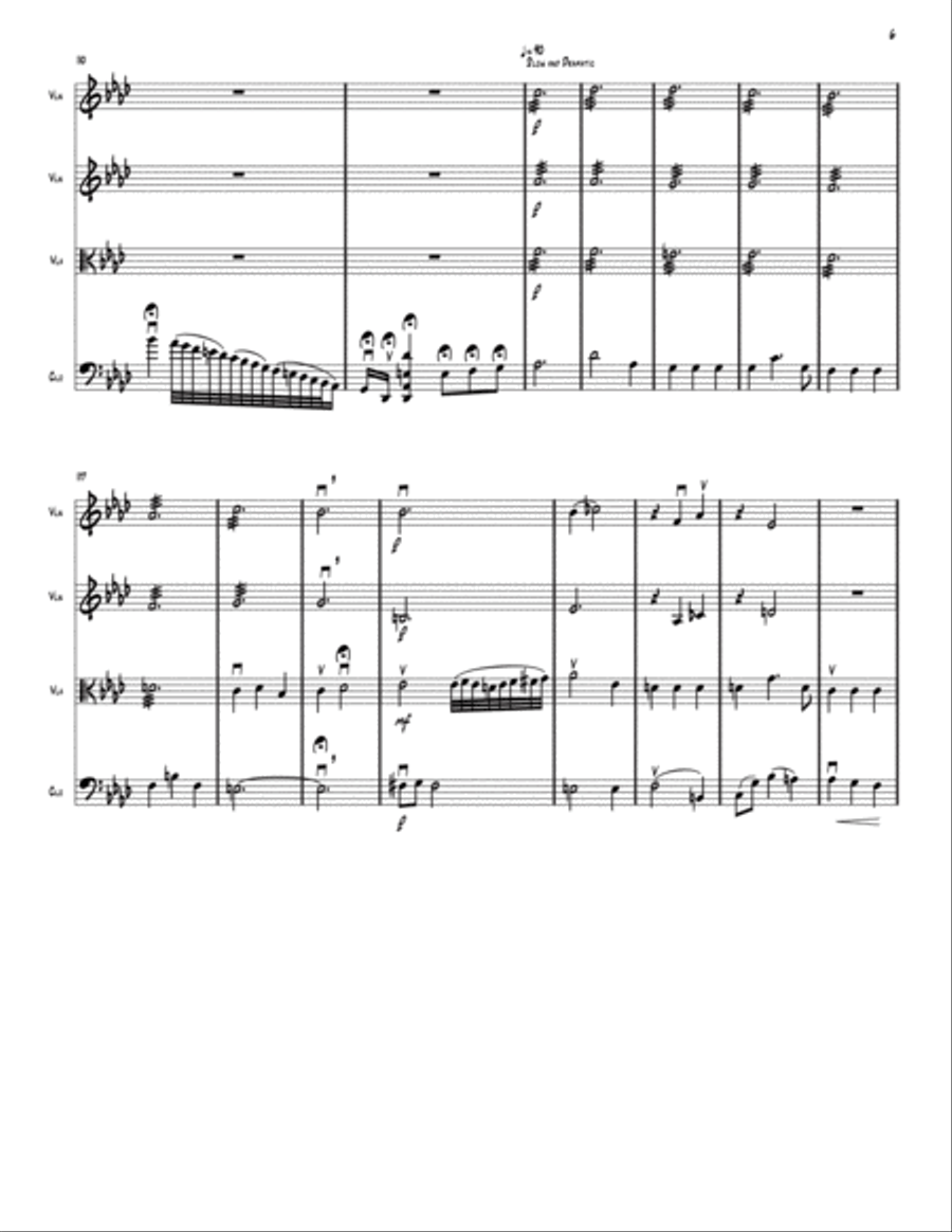 All The Things You Are String Quartet scores gallery preview page 6