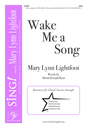 Book cover for Wake Me a Song (SSA)