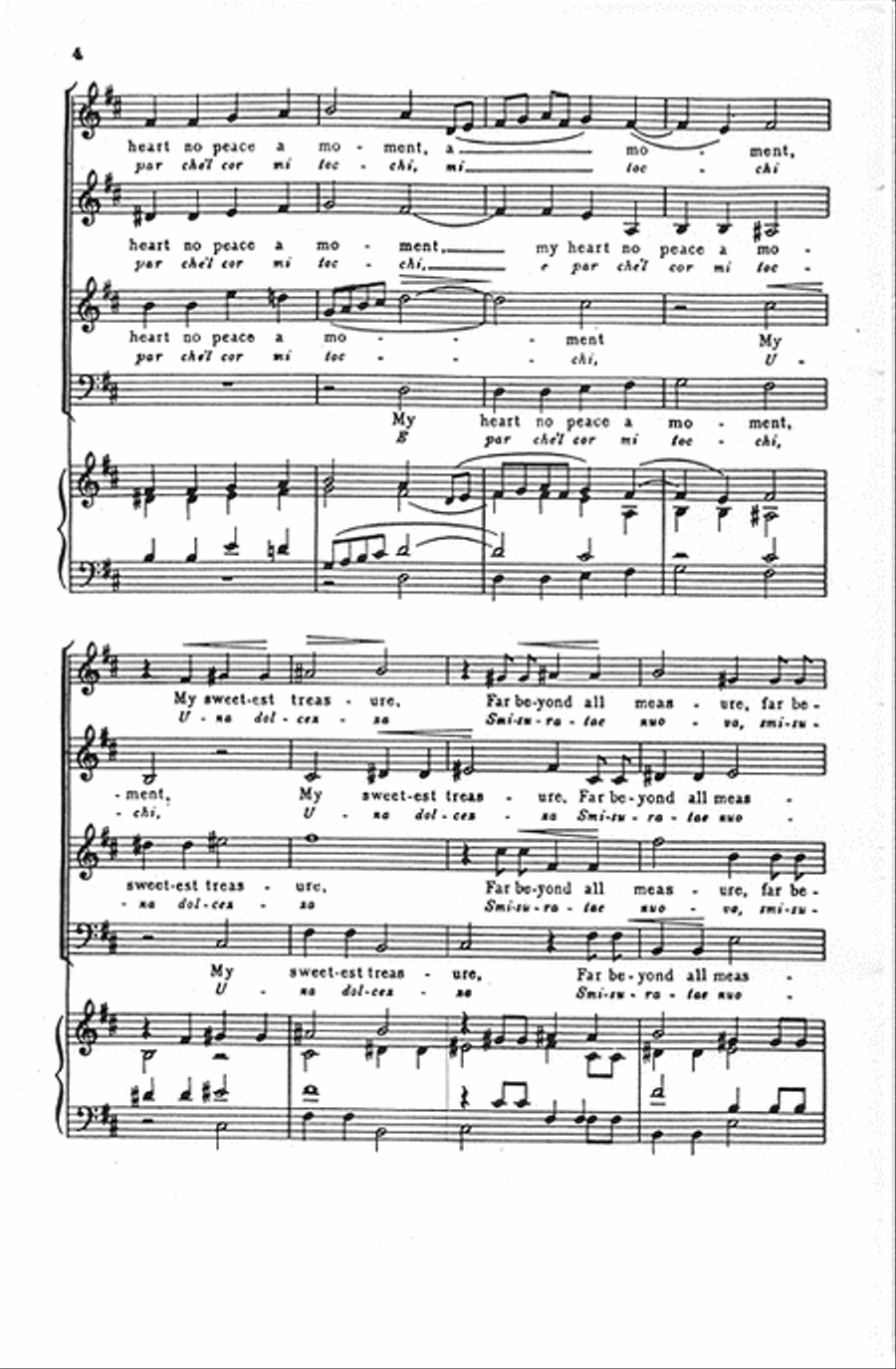 O Lovely Splendor (O Che Splendor) 4-Part scores gallery preview page 4