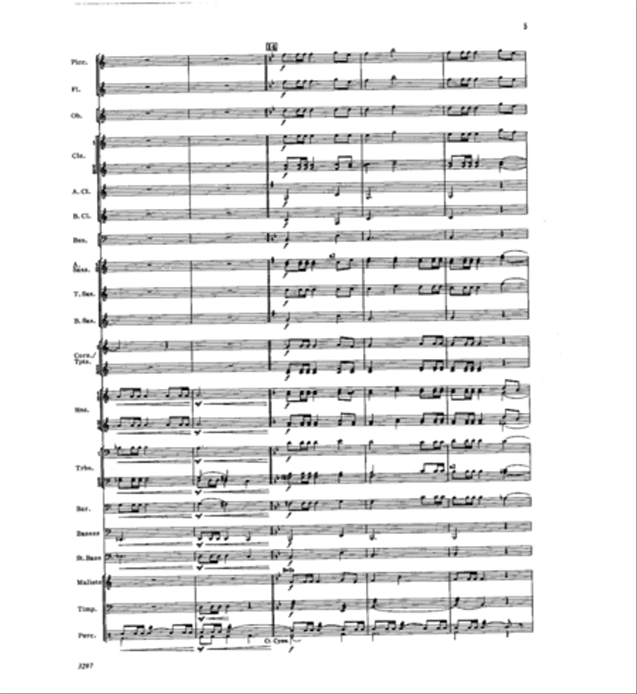 Fanfare and Fantasy Fanfare and Fantasy Concert Band scores gallery preview page 4