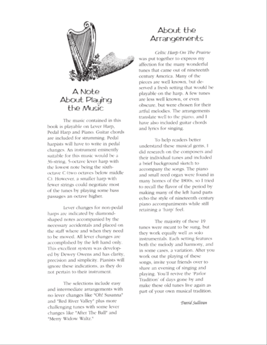 Celtic Harp on the Prairie Celtic Harp scores gallery preview page 6