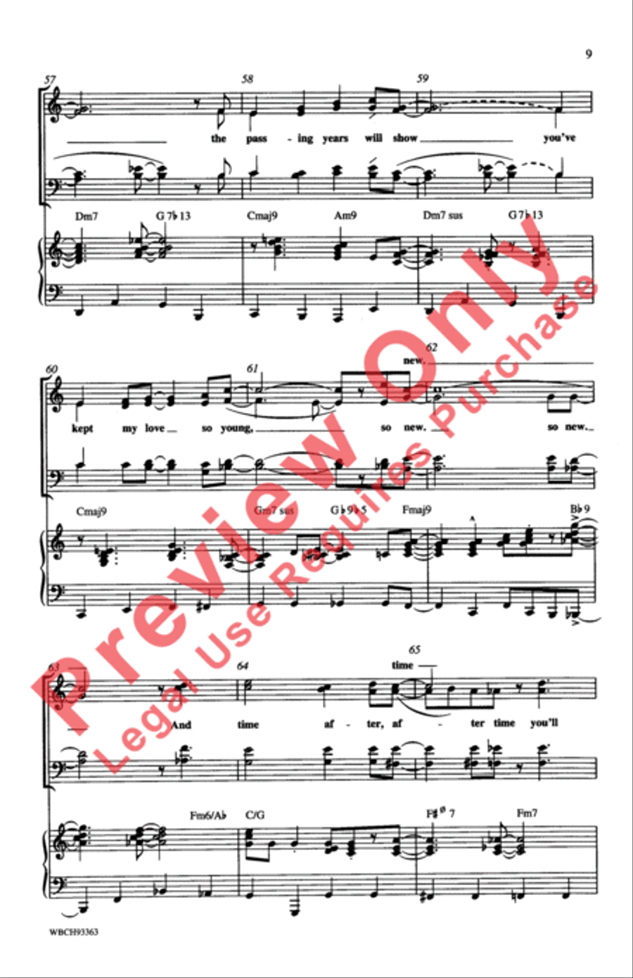 Time After Time 4-Part scores gallery preview page 8
