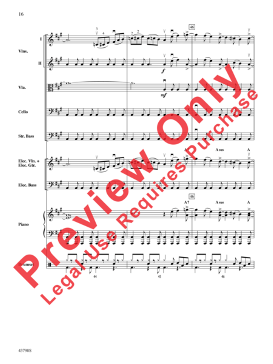 Siberian Sleigh Ride Siberian Sleigh Ride String Orchestra scores gallery preview page 9