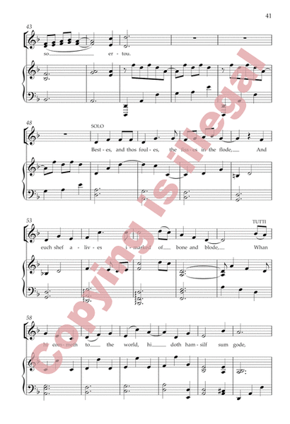 Winter Lullabies (Choral Score)
