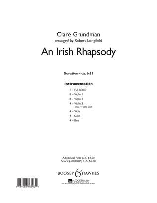 An Irish Rhapsody - Conductor Score (Full Score)