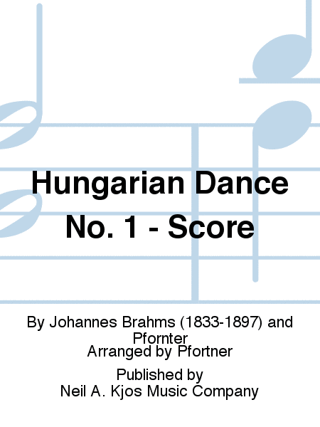 Hungarian Dance No. 1 - Score