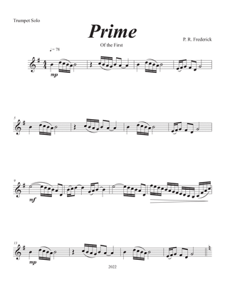 Book cover for Prime (Trumpet Solo)
