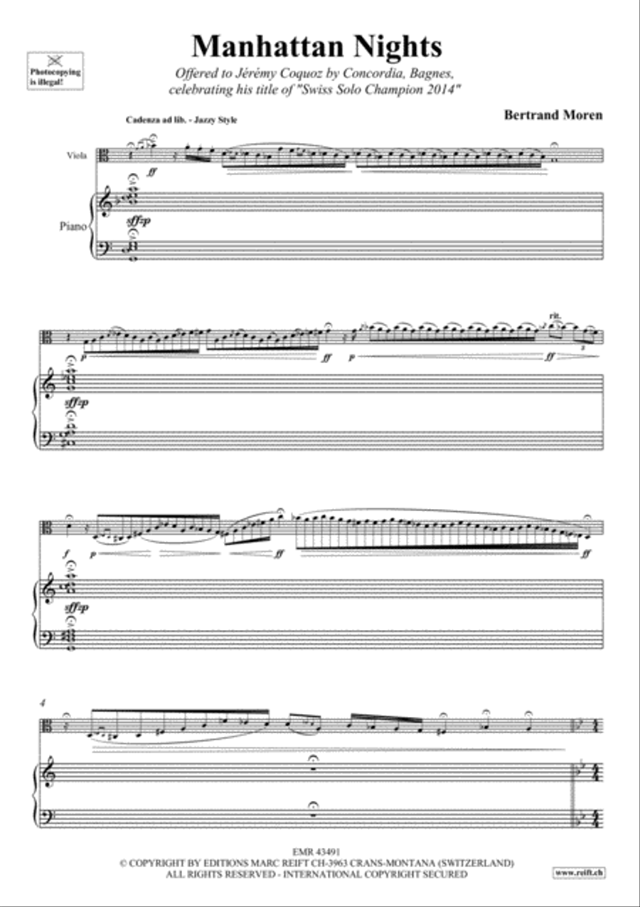 Manhattan Nights Piano Accompaniment scores gallery preview page 4