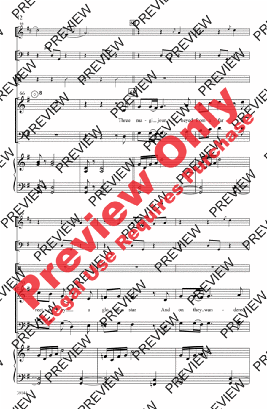 Enniscorthy Carol Enniscorthy Carol 4-Part scores gallery preview page 12