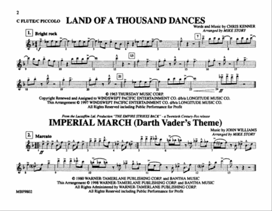 Championship Sports Pak - Flute/Piccolo Marching Band scores gallery preview page 3