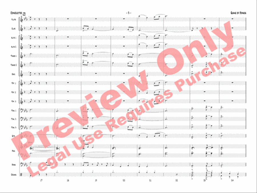 Game of Bones Game of Bones Jazz Ensemble scores gallery preview page 6