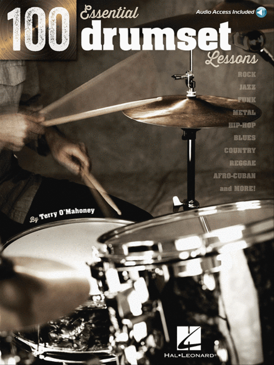 100 Essential Drumset Lessons Percussion scores gallery preview page 1